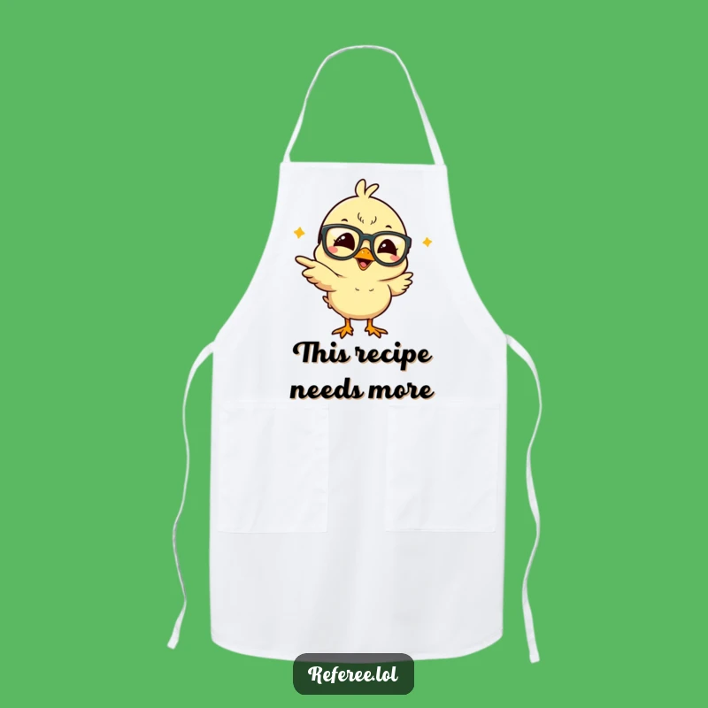 Funny Giggling Chick Apron: Hilarious Kitchen Wear for Your Culinary Adventures