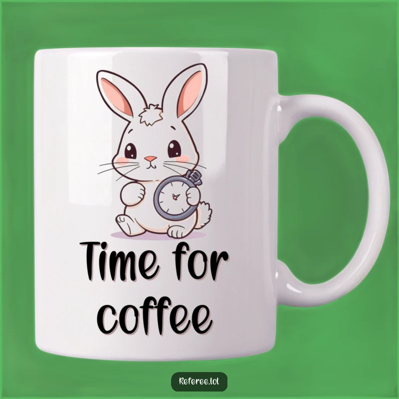 Funny Bunny Stopwatch Mug - A Hilarious Gift for Time-Challenged Friends!