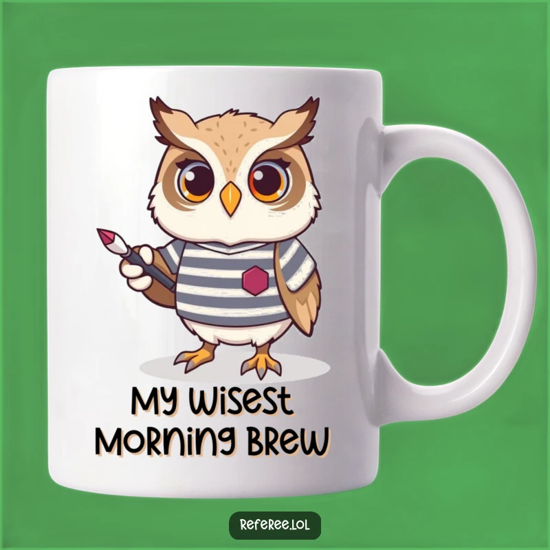 Funny Owl Professor Mug: Smart Bird with Pointer, Perfect Gift for Educators