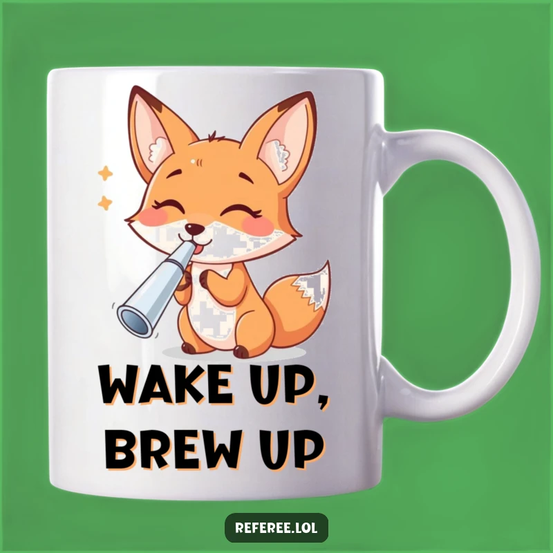 Funny Fox Whistle Mug - Cheerful & Hilarious Gift for Whistleblowers!