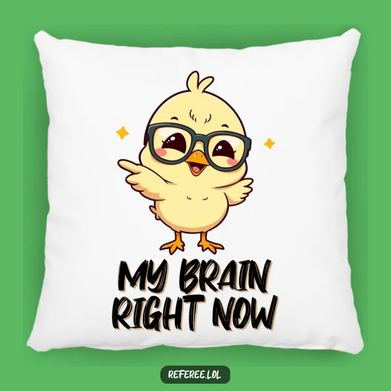Funny Giggling Chick Pillow: Comfy & Hilarious Accent for Your Cozy Space