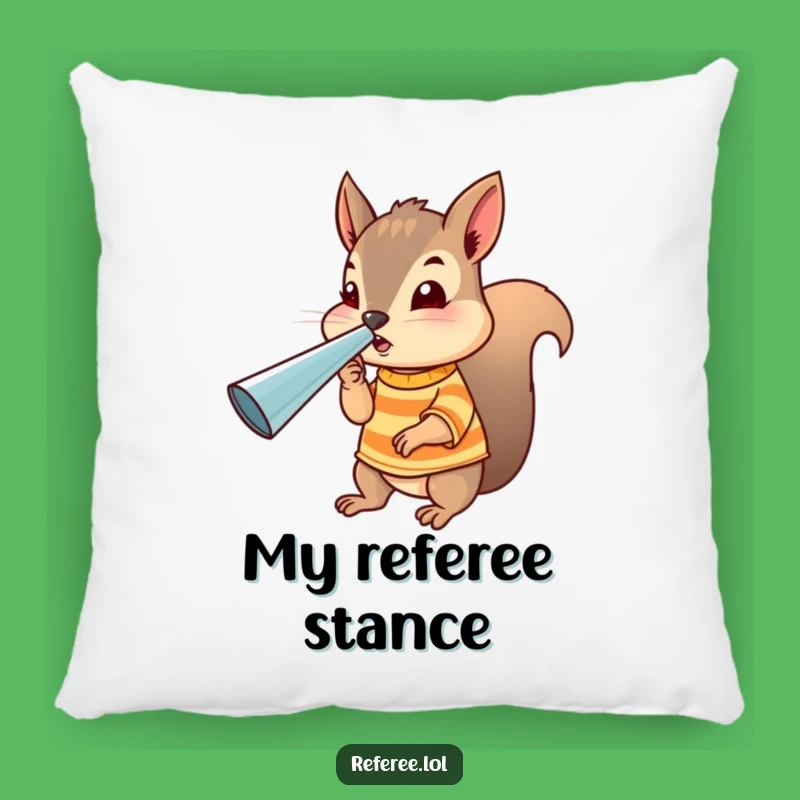Funny Squirrel Whistle Pillow: Comfy & Cute Accent for Fan Rooms