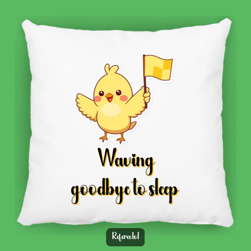 Funny Bird Flag Pillow: Cozy Comfort with a Cheerful Design