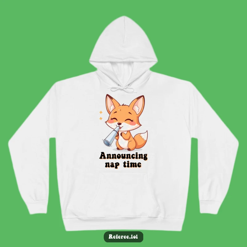 Funny Fox Whistle Hoodie - Cozy & Cheerful Gift for Loud Personalities!