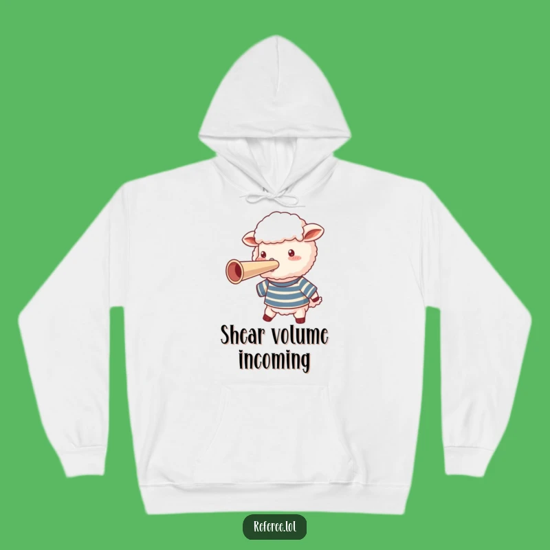 Cozy Funny Sheep Whistle Hoodie: Stay Warm and Laugh Out Loud!