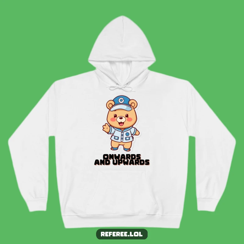 Funny Bear Team Hoodie: Cozy & Motivational Sports Fan Gear