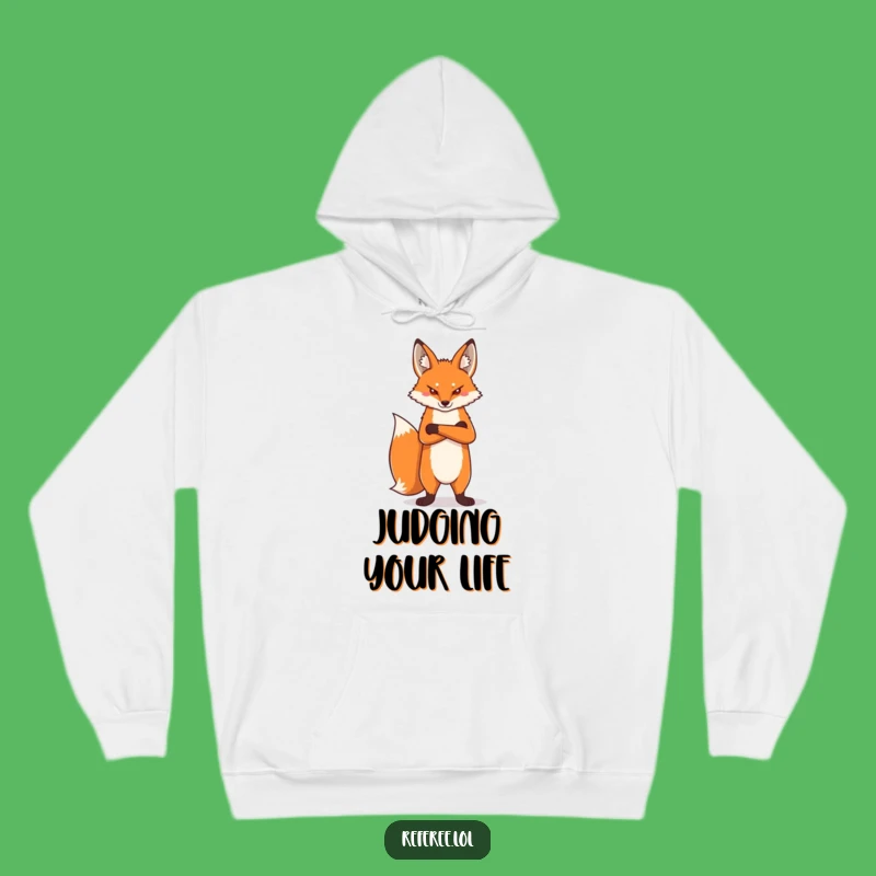 Funny Proud Fox Hoodie: Cozy & Assertive Apparel for the Determined & Comfy