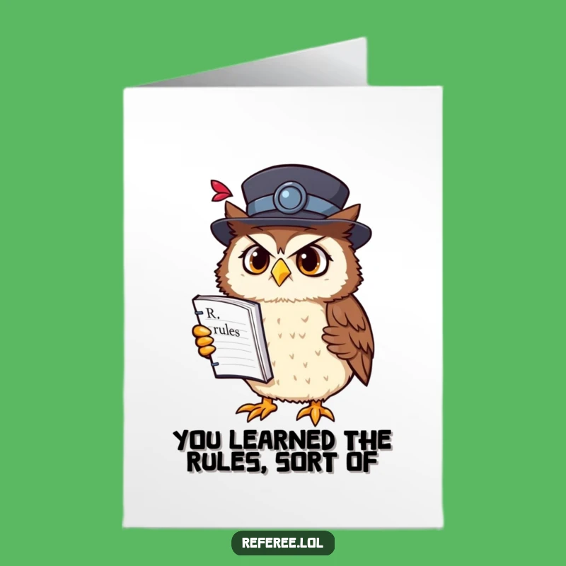 Free Printable Congrats Card: Confused Owl's Mixed-Up Congratulations - Downloadable Whimsical Gift