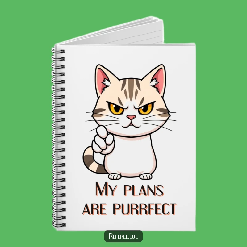 Funny Cat Pointing Notebook: Jot Down Directives with Cute Flair