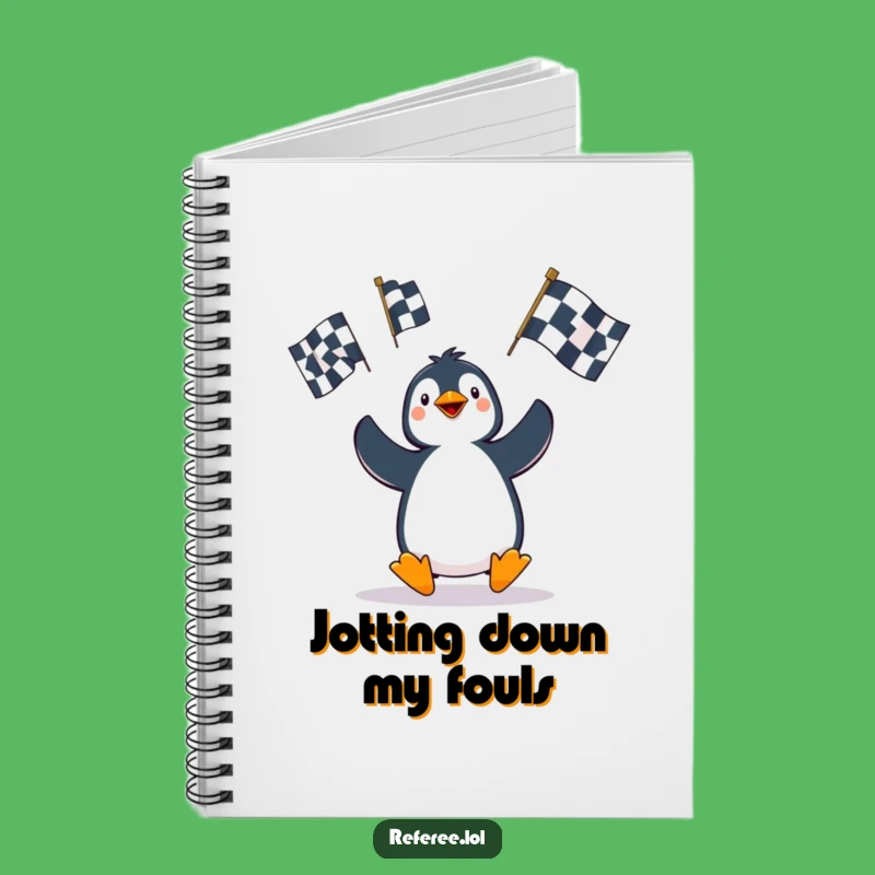 Funny Penguin Penalty Notebook - Hilarious Journal Gift for Jotting Down Laughs