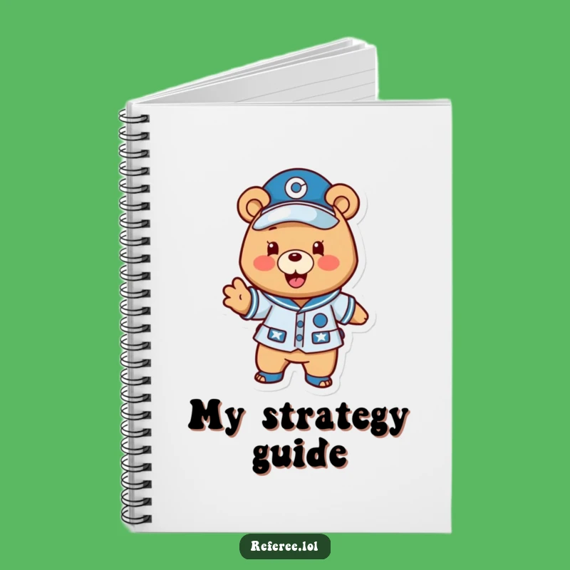 Funny Bear Coach Notebook: Perfect for Game Plans & Team Notes