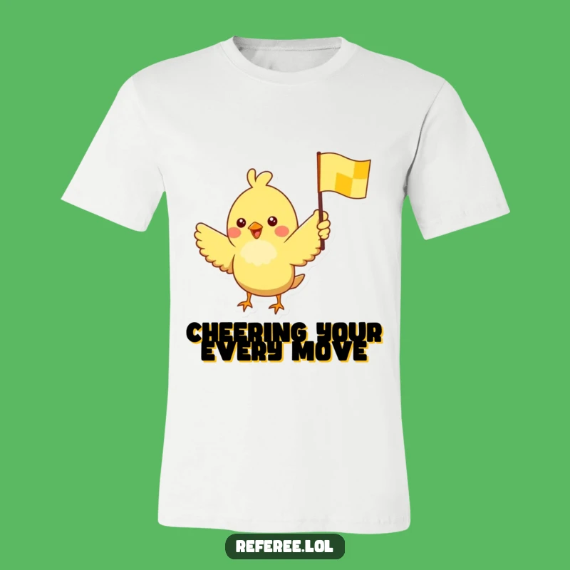 Funny Bird Flag T-Shirt: Cheerful Racer, Hilarious Victory Gift