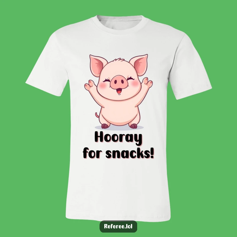 Funny Giggling Piglet T-Shirt: Wear Your Happiness Loud and Proud!