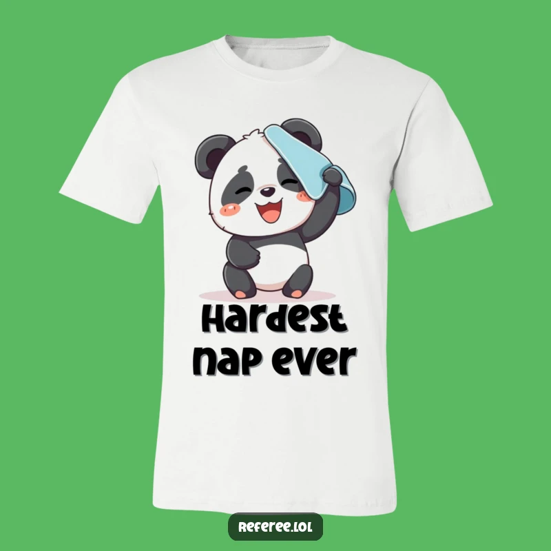 Funny Panda Sweat T-Shirt: Effort Humor Outfit, Great Gift for Achievers