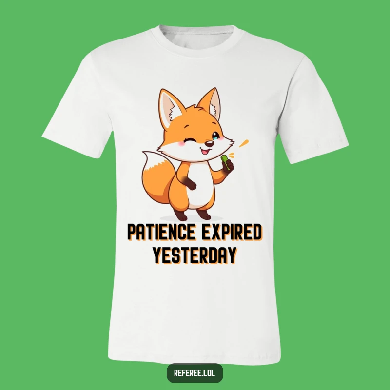 Funny Fox Whistle T-Shirt: Eager Animal Outfit, Great Gift for Go-Getters
