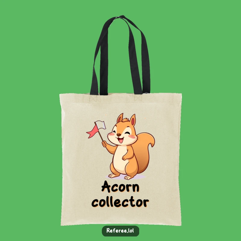 Funny Squirrel Victory Tote Bag: Carry Your Success Cheerfully!